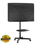 Andacar 45-58" Mobile Tv Stand Cover, Waterproof Outdoor Black. Fixed Price $96.99.