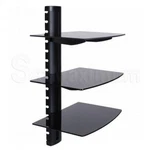Adjustable Tempered Glass Triple Av Wall Mount Shelf With Cable Management. Fixed Price $43.26.