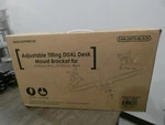 Monoprice Tilt/swivel Dual Desk Mount Bracket 15-22IN Monitors Brand New. Fixed Price $49.99.