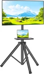 Tvon Tripod Stand With Shelf For 23-80 Inch Led Lcd Flat Screen/curved Tvs,. Fixed Price $129.64.