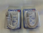 Sea Dog 329800-1 White Coaxial Cable Assembly Pair (2) 2' Feet Marine Boat. Fixed Price $11.37.
