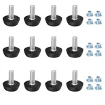 Seimneire 12 Pack M6 Furniture Levelers Stainless Steel X 15MM, Black. Fixed Price $11.82.