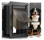 Vosoir VDD001-XL Dog Door For Wall Heavy Duty Aluminum Black 2 Magnetic Flap. Fixed Price $175.95.