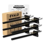 Evald Hidden Floating Shelf Bracket 8-INCH Heavy Duty Blind Support .... Fixed Price $67.00.