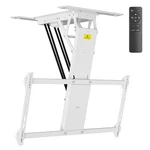 Vivo White Motorized Flip Down Pitched Ceiling Tv Mount For 40" 85" Screens. Fixed Price $329.99.
