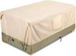 Cosfly Waterproof Patio Furniture Table Covers 74"L X 47"W 28"H, Beige. Fixed Price $53.58.