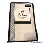 Echo New York Shams Euro Venus Natural Gray Embroidered 26X26 100% Cotton. Fixed Price $29.95.