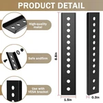 Vertical Vesa Extender Plate Bracket Kit, Tv Mount Extension Black. Fixed Price $19.72.