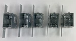 5X Steel City 3" Switch Box 1/2" Deep LXV-25R Ko's Cable Clamps B16. Fixed Price $25.49.