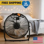 12 Inch Fan, Speed High Velocity Industrial With 360 Adjustable Til Floor. Fixed Price $48.29.
