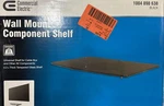 Commercial Electric MB-51310 Wall Mounted Component Shelf Black. Fixed Price $20.00.