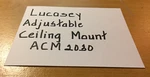 Lucasey Adjustable Ceiling Mount, Acm 2030, Open Box. Fixed Price $45.00.