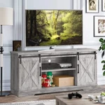 Rustic Stand Cabinet For Up To 65 Inch Media Console W/ Sliding Barn Door. Fixed Price $158.55.