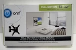 New Onn Full-motion Tv Wall Mount 13"-32" Flat-panel Tilts Swivels Holds 55 Lbs. Fixed Price $19.99.