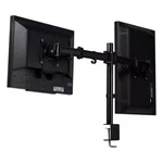 Dual Monitor Adjustable Desk Clamp Mount Tilt For 17''-27'' Computer Screens. Fixed Price $43.67.