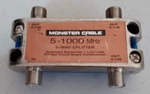 Monster Cable Standard Rf Splitters For Catv Signals Mkii 1 Piece 3-WA. Fixed Price $11.99.