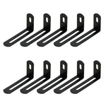 Kumgrot 10PCS Stainless Steel Shelf Bracket Adjustable 2.48", Black. Fixed Price $10.36.