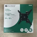Utilitech Outdoor Full Motion Tv Wall Mount 24-65 In 70 Lb Black 3850903. Fixed Price $65.00.