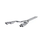 Cat Back Exhaust System Mbrp For 18-23 Mustang 3" W/quad 4" Dual Wall Tips Race. Fixed Price $1144.99.