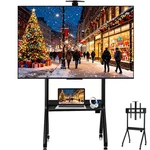 Toyandona Tv Stand Outdoor Y-type Rolling Cart Suitable For 42-86 Inch. Fixed Price $313.99.