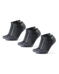 Danish Endurance Ankle Running Socks For Women, Anti Large, Grey/black. Fixed Price $25.90.