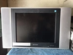 Sharp LC-13SH6U 13" Lcd Display Television With Power Cord, Remote, Manual, Box. Fixed Price $6.95.
