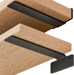 8 Inch Heavy Duty Floating Shelf Brackets Hidden Black Metal Support 6 Pack. Fixed Price $32.52.