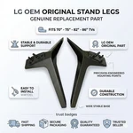 Oem Part - Tv Base Stand Legs For Lg 86" 86UQ7590PUD, 86UQ8000AUB. Fixed Price $62.90.