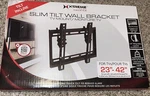 New Nib Xtreme Home Theater Tilt Motion Wall Tv Bracket Mount 23-42" 55 Lbs. Fixed Price $14.99.