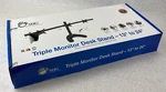 Siig Triple Monitor Desk Stand For 13" 24" Displays ACN1352X CE-MT1812-S1. Fixed Price $57.79.