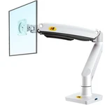 Nb North Bayou Monitor Desk Mount Ultra Wide Full Motion Swivel Long White. Fixed Price $42.86.