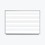 Luxor Wall-mount Music Whiteboard 72"W 48"H WB7248M. Fixed Price $541.59.