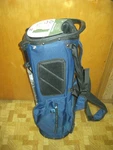 Brand New Wilson Eco Stand Bag 5 Way Top Blue. Fixed Price $115.00.
