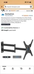 Mounting Dream Long Arm Wall For Most 26 65 Inch Tvs 30 Exten. Fixed Price $14.00.
