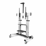 Startech 1110C-MOBILE-TV-CART Rolling Cart/stand On Wheels Black, Silver. Fixed Price $921.68.