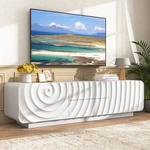 Tv Console Stand For Up 60" With Storage Cabinet 2 Drawers Living Room Us. Fixed Price $219.00.