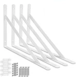 ACRUX7 4 Pack White Steel Shelf Brackets 12X8INCH - Heavy Duty Wit.... Fixed Price $23.44.