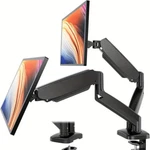 Dual Monitor Stand Desktop Swivel Mount Fit 13-32 Inch Screens, Vesa 75/100. Fixed Price $33.18.