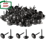 Piutouyar 200 Pcs Black Upholstery Tacks Antique Metal Thumb Round Head. Fixed Price $10.39.