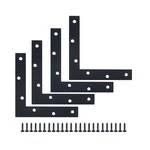 Alise Flat Brackets For Wood,black Corner Brace Wo.... Fixed Price $26.11.