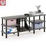 Modern Tv Stand W/ Multi-level Shelves Living Room & Entertainment Area New. Fixed Price $74.51.