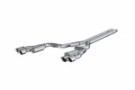 Mbrp T304 Ss 3" Exhaust System Quad Dual Wall Tips Race For Mustang Gt 18-21. Fixed Price $1144.99.