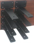 8 Pack - 6 Inch Black Hidden Shelf Bracket (1/5 Thicked) Iron Floating. Fixed Price $29.01.