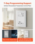 Vevor 7 Day Programmable Thermostat For Underfloor Heating Pump Lcd Touchscreen. Fixed Price $78.99.