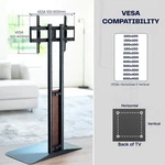 Vivo Japanese Style 32 To 85 Tv Screen Stand. Fixed Price $199.99.