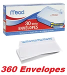 Mead 75448 Self Adhesive Business Envelopes No. 10 Office White 360-PK. Fixed Price $24.98.
