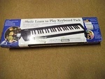 New Emedia Learn To Play Electric Keyboard Pack Open Box Works W/win & Mac. Fixed Price $199.99.
