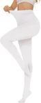 80D Women's Tights Semi Opaque Solid Color Stretchable High Waist Pantyhose. Fixed Price $14.79.
