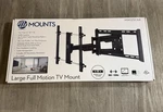Mw Full Motion Wall Mount For Large Tvs 32 -80 Max Weight 130 Lbs. Fixed Price $199.99.