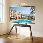 40-86" Large Modern Tv Floor Stand Mount Lcd Oled Bracket Height Adjustable. Fixed Price $169.91.